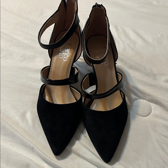 Franco Sarto Shoes - Franco Sarto Black Heels with Sleek Pointed Toe